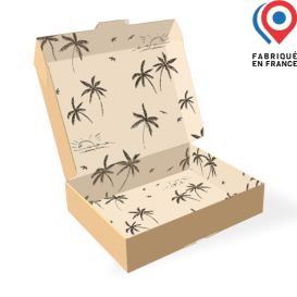 Boîte à oreilles avec languette en carton - Personnalisable