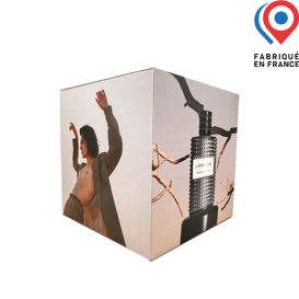 Cube publicitaire en carton 35x35cm - Personnalisable