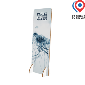 Kakemono en carton 1.70m - Personnalisable