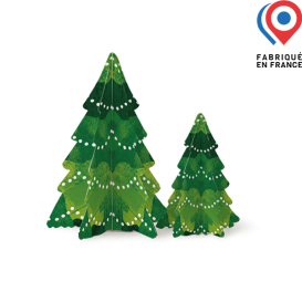 Sapin de noël en carton - Personnalisable