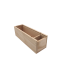 Caisse en bois à glissière pour une bouteille de vin de Bourgogne 75cl. Personnalisable avec votre logo, photo ou image