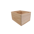 Caisse bois à glissière 6 bouteilles 75cl Bourgogne 2x3 avec calage personnalisable et sur mesure