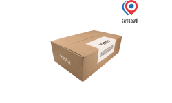 Caisse carton d'expédition 481x309x161mm personnalisable avec logo, slogan, visuel de marque. Fabriqué en France.