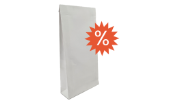 Pochette cadeau blanche taille M 180 x 60 x 350 mm vue de face