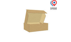 boîte d'expédition personnalisée avec logo et design sur mesure