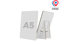Chevalet carton A5 1 face à personnaliser