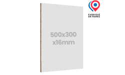 Panneau en carton alvéolaire à personnaliser, parfait pour sublimer vos messages dans un espace commercial ou événementiel. Made in France