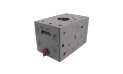 Bag-in-box carton gris 10L 