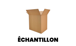 Caisse carton manut 6 bouteilles 75cl long neck haute personnalisable avec logo, texte ou image. Fabriqué en France.