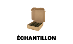 Coffret en carton ondulé recyclable conçu pour transporter et présenter trois bouteilles de bière de 75 cl long neck. Fabriqué en France.