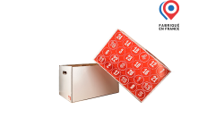 Calendrier de l'Avent 24 bières, emballage personnalisable avec logo, texte, image ou photo. Fabriqué en France