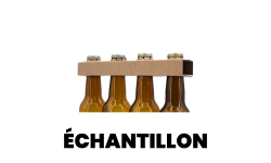 Fourpack 4 bouteilles long neck personnalisable et sur mesure. Personnalisable et fabriqué en France.