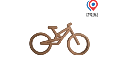Vélo en carton - Décoration murale personnalisable