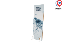 Kakemono en carton 1.70m - Personnalisable