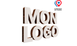 Logo/Mot mural en carton - Personnalisable