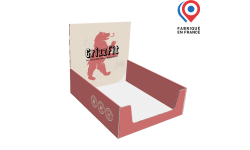 Présentoir de comptoir en carton - Personnalisable