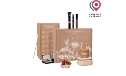 calendrier de l'Avent boîte à oreille avec cases rondes en carton personnalisable, made in France et recyclable fabriqué en France