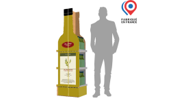 PLV en forme de bouteille - Personnalisable
