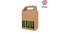 Coffret portable 6 bouteilles bières 33cl long neck - Personnalisable
