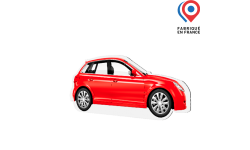 Silhouette publicitaire de voiture en carton – Personnalisable