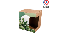 boîte coffret pour tasse avec impression logo et design sur mesure